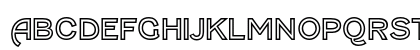 Fenwick Outline Free Regular Uppercase Preview