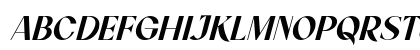 Keystone Italic Uppercase Preview