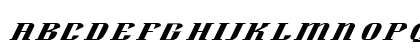 Alexander Bold Italic Uppercase Preview