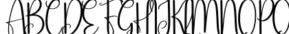 Wind Breeze Regular Uppercase Preview