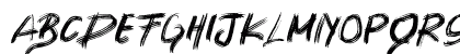 SHIMASU BRUSH Regular Uppercase Preview