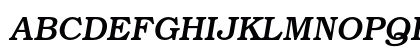ITC Bookman Medium Italic Uppercase Preview
