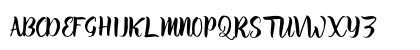 brillia Free Demo Regular Uppercase Preview