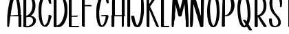 Better Unicorn Regular Uppercase Preview