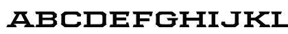 Samton Extra Extended Bold Uppercase Preview
