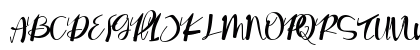 Vennesia Regular Uppercase Preview