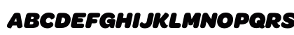 Omnes Black Italic Uppercase Preview