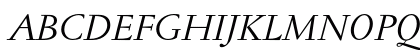 Jannon Ant Italic Preview