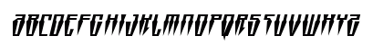Swordtooth Expanded Italic Expanded Italic Uppercase Preview