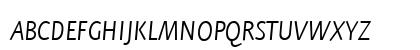 EurekaSans-LightItalic Regular Uppercase Preview