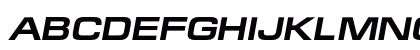 EuropeExt Bold Italic Preview