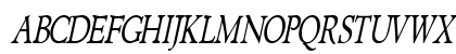 NewHampshireCondensed Italic Preview