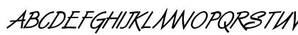 VizierHeavy Italic Uppercase Preview