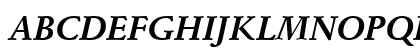 VANIEL 1 Bold Italic Uppercase Preview