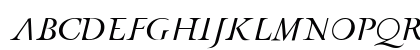 AFRetrospecta Italic Uppercase Preview