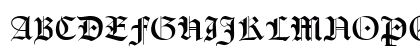 Lohengrin UNZ1 Regular Uppercase Preview