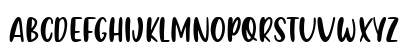 Snowind midnight Regular Uppercase Preview