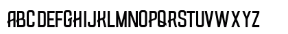 Measly Condensed SemiBold Uppercase Preview
