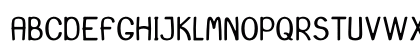 JuanMikes Regular Uppercase Preview