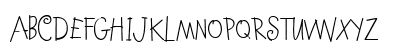 Peach Fuzz Regular Uppercase Preview