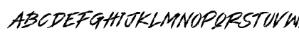 DESTROYA Regular Uppercase Preview