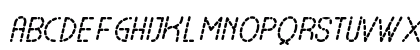 Lamborgini Bold Italic Dash Regular Uppercase Preview