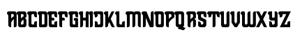 Thenacious Regular Uppercase Preview