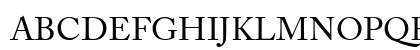 Adobe Caslon Pro Regular Uppercase Preview