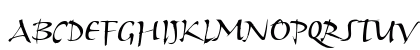 Humana Script ITC Medium Uppercase Preview