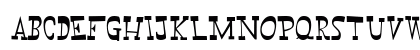 WayOutWest Regular Uppercase Preview