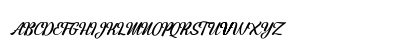 Montagne Script Free Demo Regular Uppercase Preview