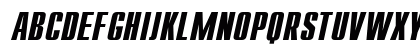 UkrainianCompact BoldItalic Uppercase Preview