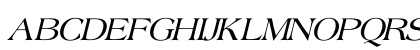Broadsheet LDO Italic Uppercase Preview