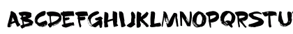 DK Superbrush Regular Uppercase Preview