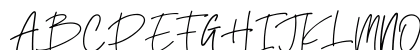 Kastangel Demo Regular Uppercase Preview