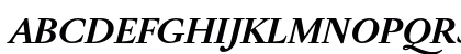 Jannon T Moderne OT Bold Italic Preview