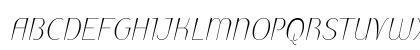 Puritas LT Light Italic Uppercase Preview