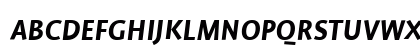Profile Bold Italic Uppercase Preview