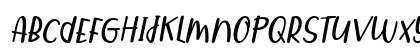 Qiyoshi Italic Uppercase Preview