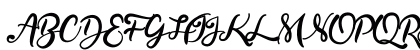 Karmila Script Regular Uppercase Preview