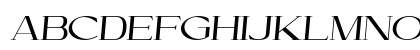Cellofy SemBd Exp Ita Italic Uppercase Preview