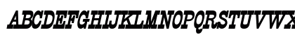 Circus BoldItalic Uppercase Preview