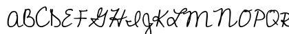Cedarville Cursive Regular Uppercase Preview
