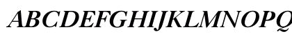 GazetaTitulC Bold Italic Preview