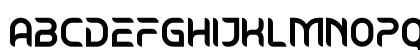 Bagero Regular Uppercase Preview