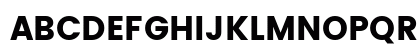Poppins Bold Uppercase Preview