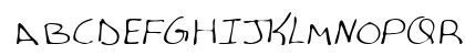 AverysHand Italic Uppercase Preview