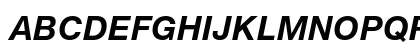 Helvetica Neue ET Pro 76 Bold Italic Preview