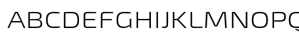 Exo 2 Light Expanded Uppercase Preview