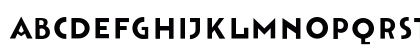 Bahnhof Solid Regular Uppercase Preview